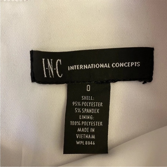 INC Womens Open Bloom Floral Stretch Sleeveless Back Zip Dress Size 0 - NWT $119 - Picture 10 of 12